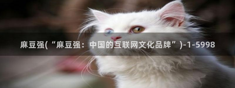 麻豆专区av：麻豆强(“麻豆强：中国的互联网文化品牌”)