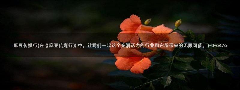 伊人久麻豆社区：麻豆传媒行(在《麻豆传媒行》中，让我们一起这个充满活力的行业和它